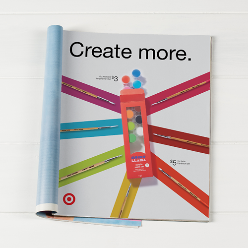 Print ad for magazine spread