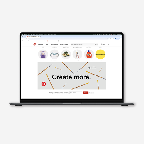Digital banner ad for website
